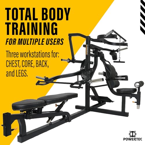 Powertec Fitness Multiystem® Workout Bench Black