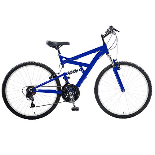 Cycle Force Dual Suspension Mountain Bike Blue