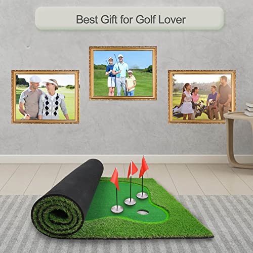 Chriiena Golf Putting Green Mat Large Professional Green