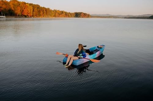 Perception Kayaks Hangtime 11 Recreational Kayak - Reclining Seat - Rear Lounging Seat - 11 ft - Funkadelic