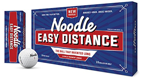 TaylorMade 2018 Noodle Easy Distance Golf Ball White Pack of 15