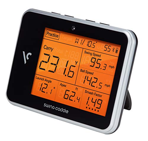 Voice Caddie Golf Swing Caddie SC300 Portable Launch Monitor Black