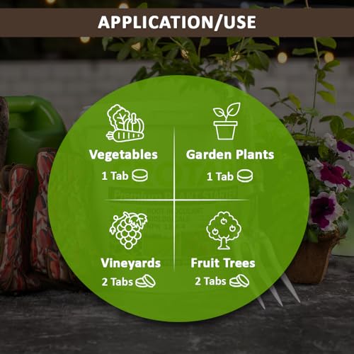 Envelor GROTAB 3-in-1 Plant Food Tablets 1500 Tabs Natural Fertilizer for Indoor Outdoor Plants
