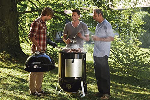 Weber 22-Inch Smokey Mountain Cooker Charcoal Smoker Black