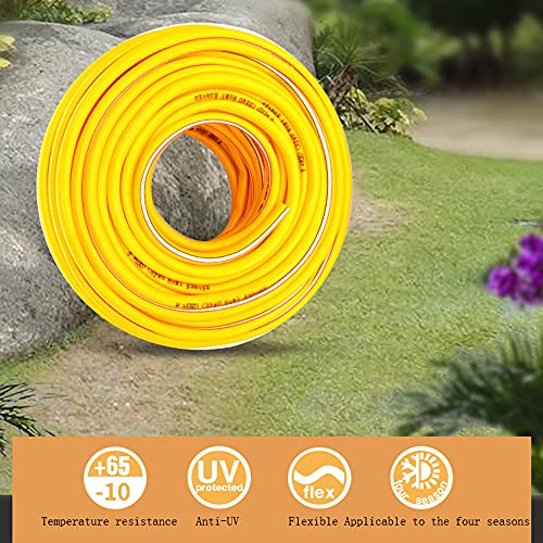 C/H 100M Heavy-Duty Reinforced PVC Garden Hose 18mm Green