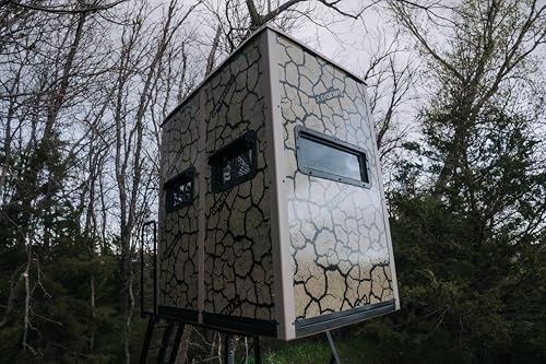 MUDDY Striker Box Blind Steel Wall Construction Cracked MUD CAMO Multi