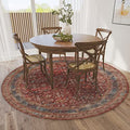 Dalyn Jericho JC7 Soft Round Rug 10' x 10' Scarlett