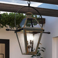 Urban Ambiance Luxury Historic Outdoor Pendant Light Bronze 23.5"H x 21.25"W