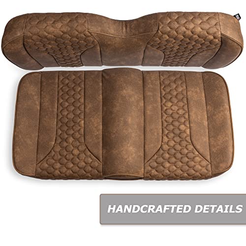 MODZ FS2 Custom Golf Cart Front Seat for EZGO RXV 2008-Up Double Diamond Brown