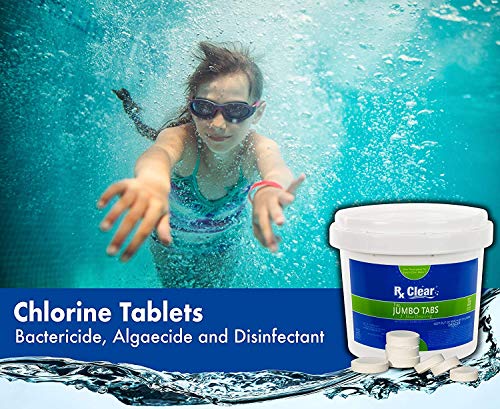 Rx Clear 3" Inch Stabilized Chlorine Tablets 1200 Lbs White