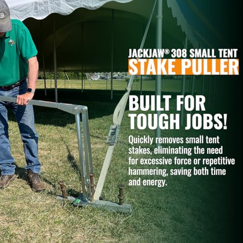 Construction Accessories, Inc. JackJaw 308 Heavy-Duty Tent Stake Puller