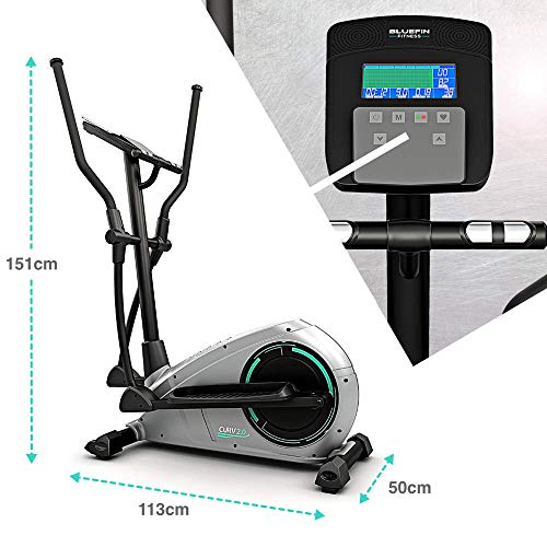 Bluefin Fitness CURV 2.0 Elliptical Cross Trainer Black