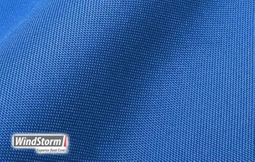 Eevelle Windstorm V Hull Fishing Outboard Motor Boat Cover Waterproof MARINEX Fabric Royal Blue