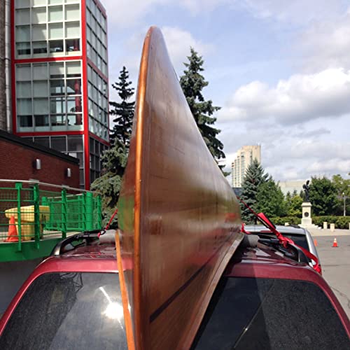 GUNKY Cedar Strip Fishing Boat 16' Wooden Canoe/Kayak Wood Color