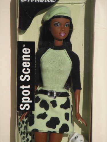 Barbie Spot Scene African American Christie Doll Black (2001)