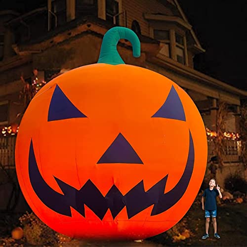 TKLoop Giant 26Ft Premium Halloween Inflatable Pumpkin Decoration Orange