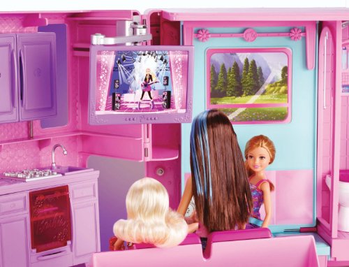 Barbie 2013 Sisters' Deluxe Camper Bundle Play Set with 4 Dolls and RV