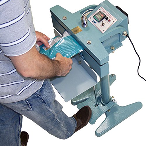 JORESTECH 12" Foot Pedal Constant Heat Sealer Heavy Duty Green & White