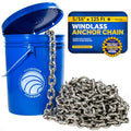 Five Oceans Marine Grade Windlass Anchor Chain 5/16 inch x 100 Ft Steel