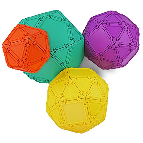Geometiles Jumbo 3D Building Set 512-pc Math Learning USA