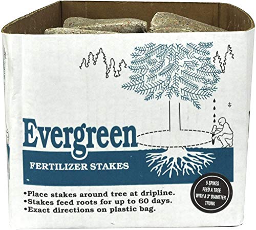 Jobe's Organics Evergreen Tree Bulk Fertilizer Spikes, 160 Count Brown