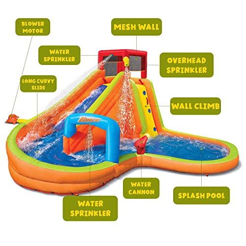 BANZAI Fun Express Lazy River Inflatable Water Park Multicolor