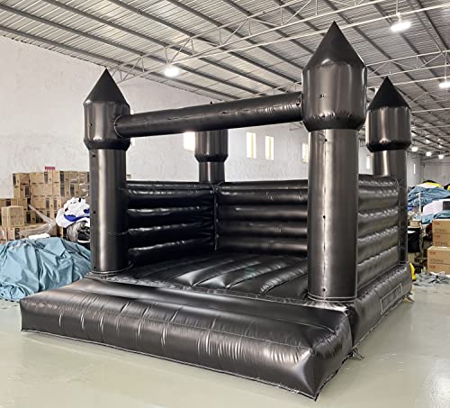 Nothers King 13FT Black Inflatable Wedding Bounce House with Air Blower