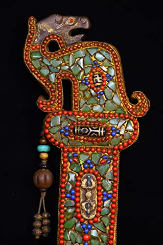 Generic Tibetan Temple Dragon Head Sword Amulet