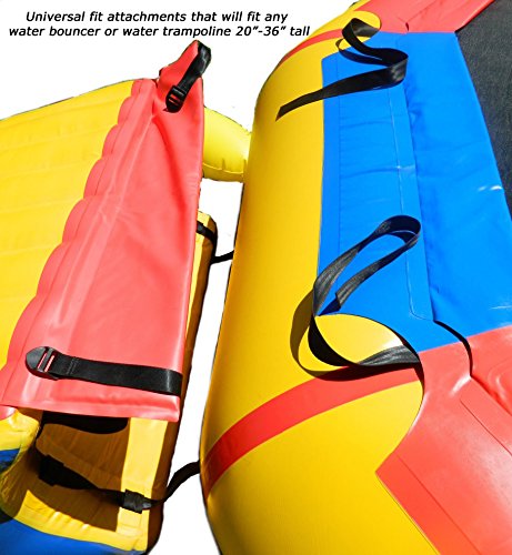 Island Hopper Gator Monster Tail Water Trampoline Bouncer Slide Yellow