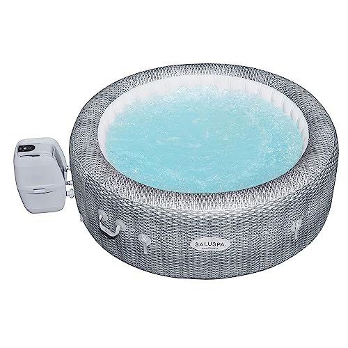 Bestway SaluSpa Sun Shade Canopy with Honolulu Inflatable Hot Tub Honolulu