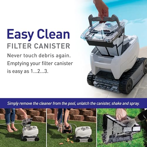 Polaris P724 Robotic Pool Cleaner White