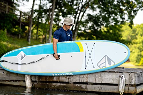 Boardworks Sōlr Recreational Stand Up Paddleboard 10' 6" Blue/Yellow/Grey