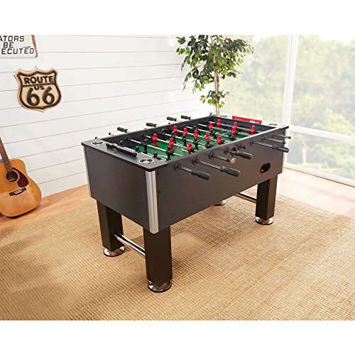 Playcraft Pitch Foosball Table Charcoal Brown Green