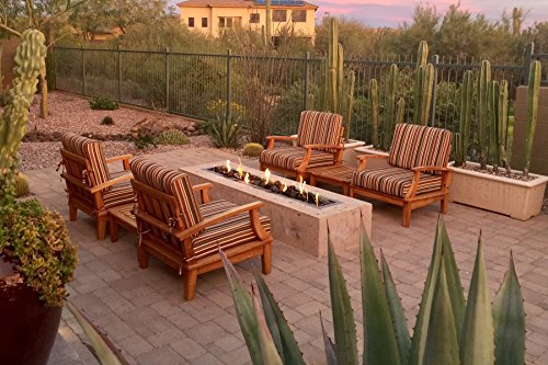 WholesaleTeakFurniture Luxurious 4 Piece 4 Seater Teak Sofa Chair Set
