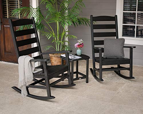 Polywood Shaker Rocking Chair Set Sand