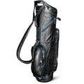 Sun Mountain Leather Cart Bag Black/Cobalt