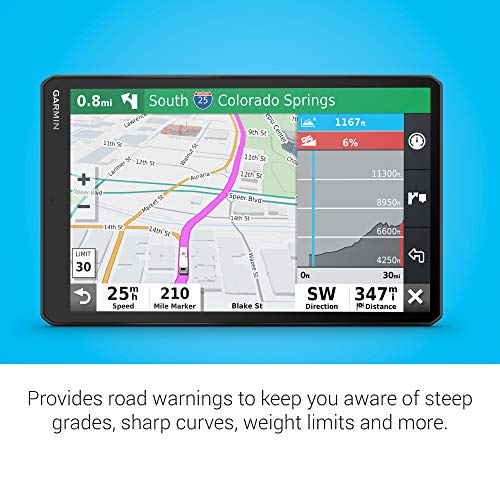 Garmin RV 1090 10" Navigator with Edge-to-Edge Display and Custom Routing Black