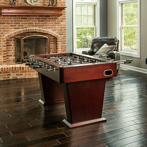 Hathaway Millennium 55-in Pro Series Foosball Table Mahogany/Black
