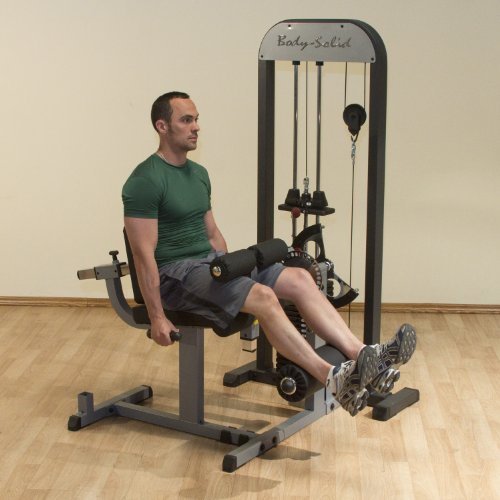 Body-Solid GCEC-STK Leg Extension and Leg Curl Machine Grey/Black