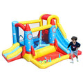 AirMyFun Inflatable Rocket Theme Bounce House Blue