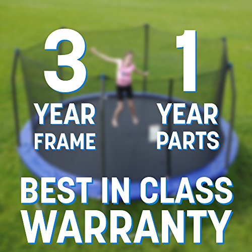 Skywalker Trampolines 14-Foot Rectangle Trampoline with Enclosure Net Green