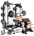 MiM USA Pro Master 1001 Smith Machine Functional Trainer Black