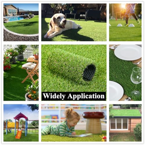 Conscience Trading Artificial Grass Turf Rug 13x25ft Green
