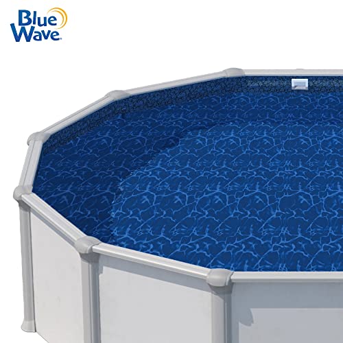 Blue Wave NB2615 Martinique 27' Round 52" Steel Pool in Blue Gray