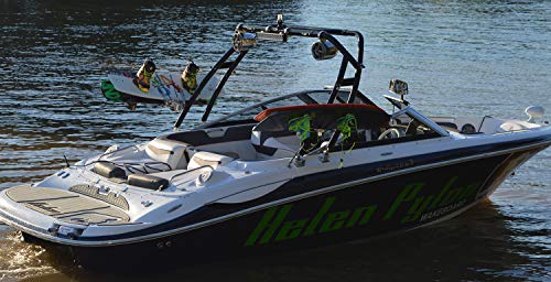 Reborn Tower Universal Wakeboard Boat Tower Black