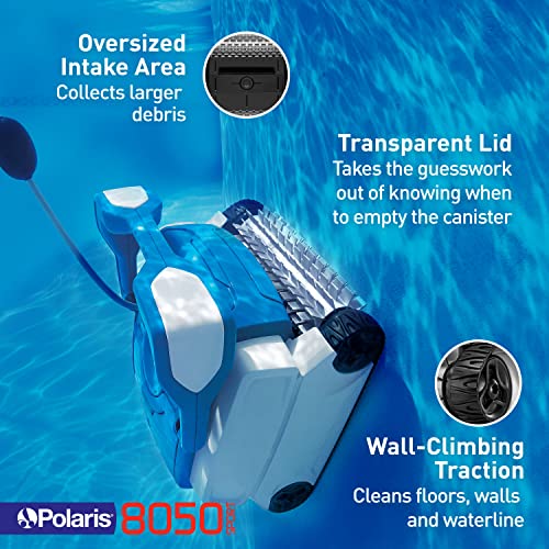 Polaris 8050 Sport Robotic Pool Cleaner Blue