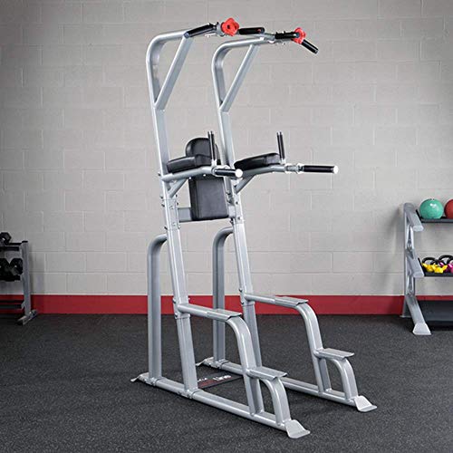 Body-Solid SVKR1000 Pro Clubline Vertical Knee Raise Chin Dip Gray