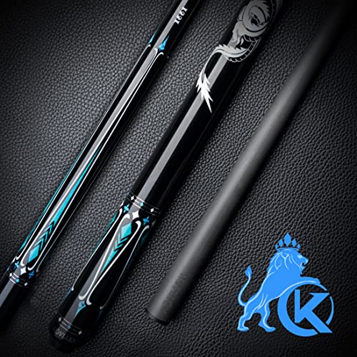 KONLLEN Carbon Fiber Pool Cue Stick Dragon Professional (Full Carbon Technology Low Deflection Billiard) KL-10BF