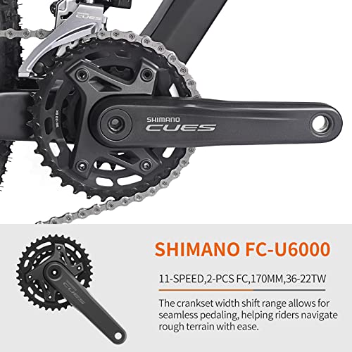 SAVADECK Carbon Fiber Mountain Bike White
