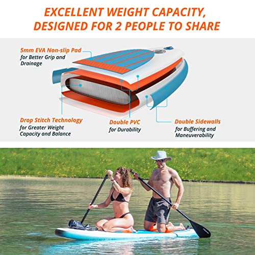 AKASO Inflatable Stand-Up Paddleboard Green